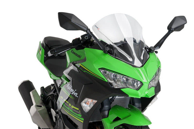 Puig Z-Racing double-bubble windscreen for Kawasaki Ninja 400 2018-2023