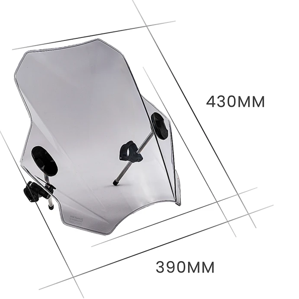 Puig Bat Windscreen for Suzuki Inazuma (2015–2016)
