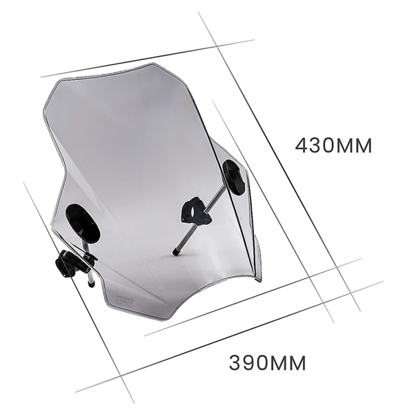 Puig Bat Windscreen for Yamaha MT-07 ABS (2015–2016)