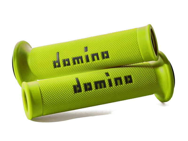 Domino A010 Racing Grips in multiple colour options for 22 mm and 25.4 mm handlebars