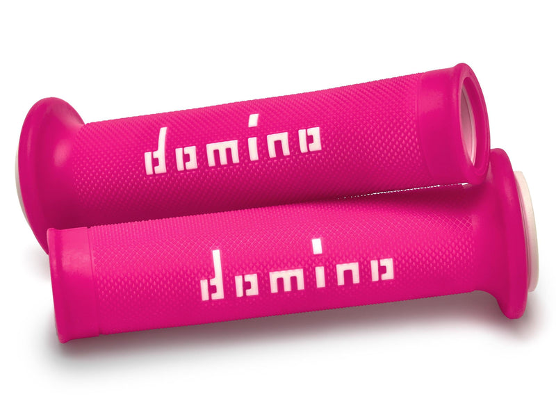 Domino A010 Racing Grips in multiple colour options for 22 mm and 25.4 mm handlebars