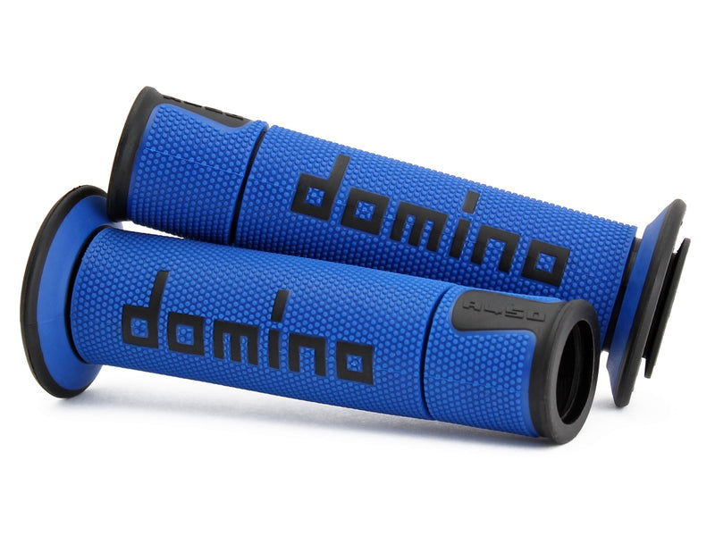 Domino A450 Racing Grips dual-compound TPR handlebar grips in multiple colour options