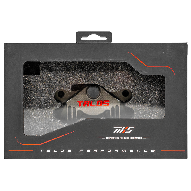 Talos P2 34 CNC-machined rear brake caliper 84mm hard anodised A55.84.HD