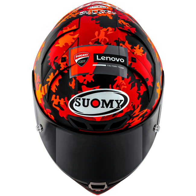 Suomy S1-XR GP helmet Francesco Pecco Bagnaia Replica 2025 matte finish