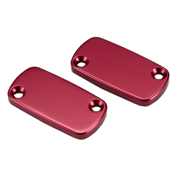 Accossato off-road front brake and clutch reservoir cover ABH01 for Honda CRF230F, red colour