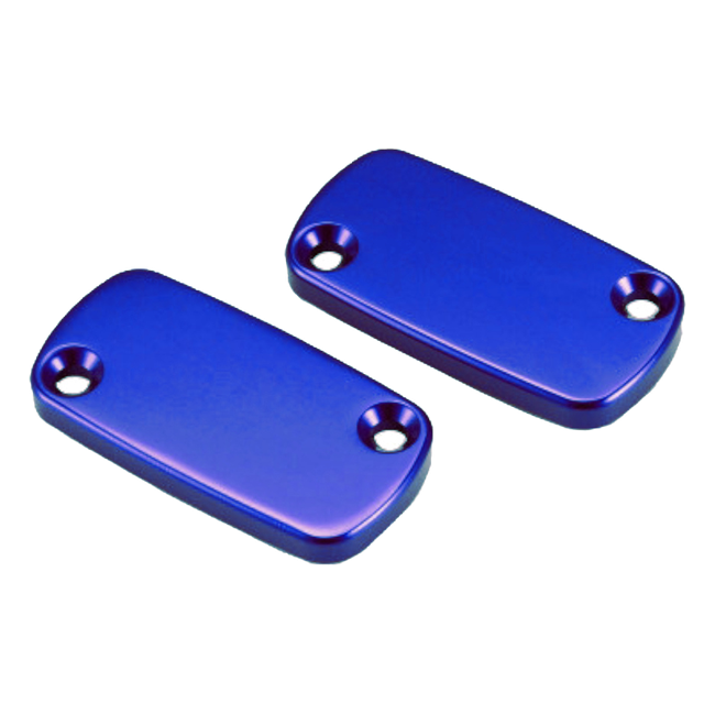 Accossato off-road front brake and clutch reservoir cover ABH01 for Sherco SEF 250, blue colour
