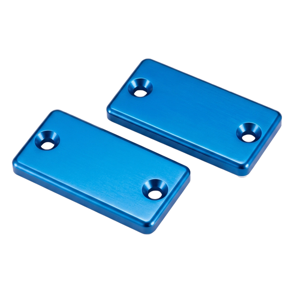 Accossato off-road front brake reservoir cover ABK01 for Suzuki RM-Z 250, blue colour
