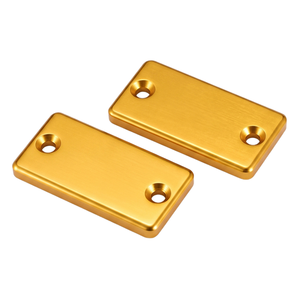 Accossato off-road front brake reservoir cover ABK01 for Suzuki RM-Z 250, gold colour