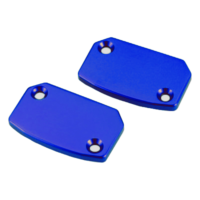 Accossato off-road front brake and clutch reservoir cover ABM01 for Husqvarna FC 350, blue colour