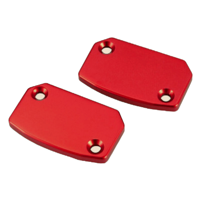 Accossato off-road front brake and clutch reservoir cover ABM01 for Beta RR 430 4T, red colour