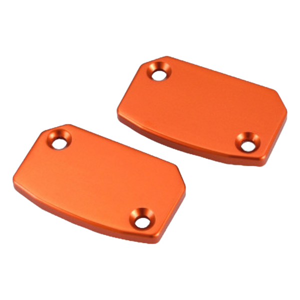 Accossato off-road front brake and clutch reservoir cover ABM01 for Husqvarna FC 350, orange colour