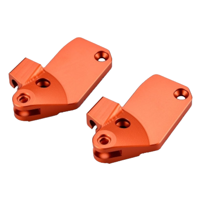 Accossato Front Brake Reservoir Cover, Orange, ABM10 ABM10, view 1