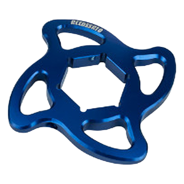Accossato fork preload adjusters AD014 for BMW S1000RR, blue version