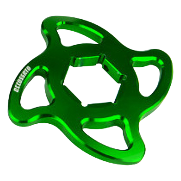 Accossato fork preload adjusters AD014 for BMW S1000RR, green version