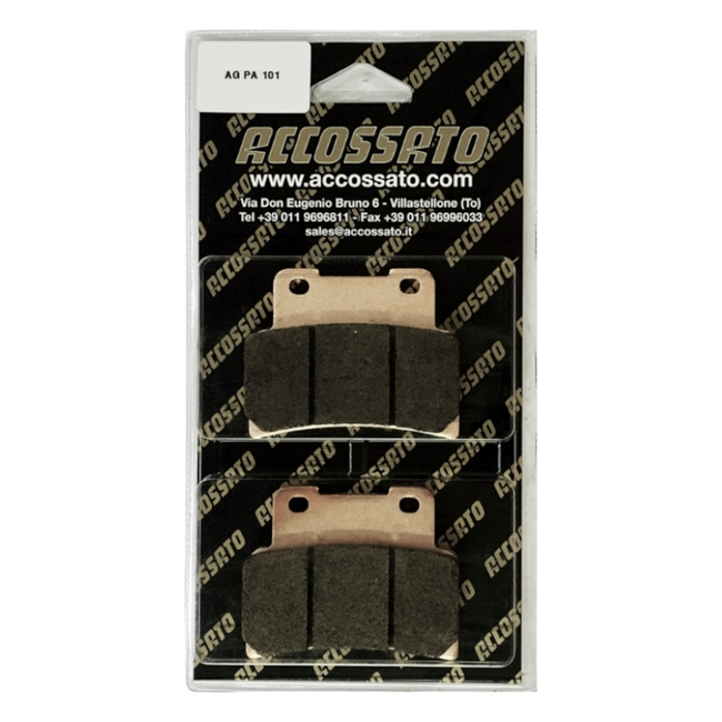 Accossato front brake pads AGPA101 for Aprilia SHIVER 900 (2018-2020)