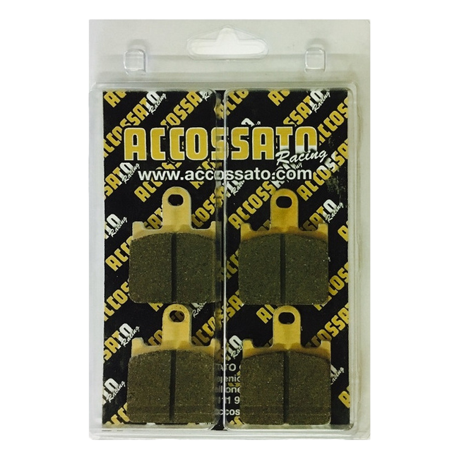 Accossato front brake pads AGPA107 for Kawasaki GTR 1400 (2007-2016)