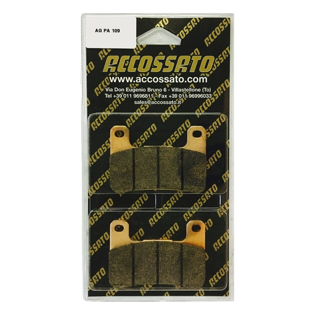 Accossato front brake pads AGPA109 for Suzuki M1800R INTRUDER (2006-2016)