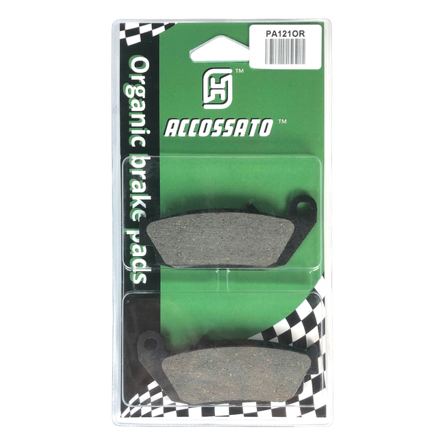 Accossato rear brake pads AGPA121OR, organic (or) compound, for Voge Valico 300DS
