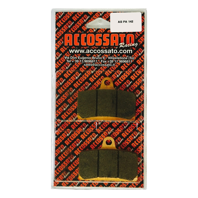 Accossato front brake pads AGPA142 for Aprilia RS4 125 (2011-2019)
