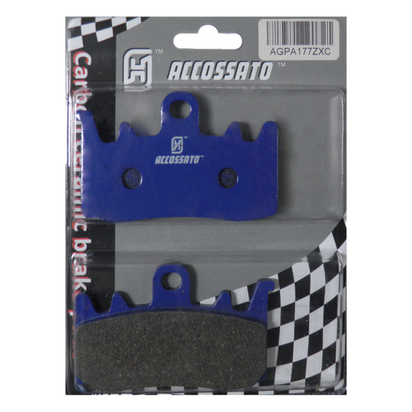 Accossato front brake pads AGPA177, zxc ceramic racing compound, for Benelli LEONCINO 800