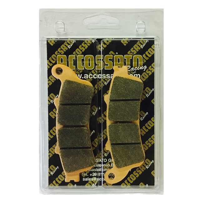 Accossato rear brake pads AGPA25 for Honda ST 1300 PAN EUROPEAN (ABS) (2002-2018)