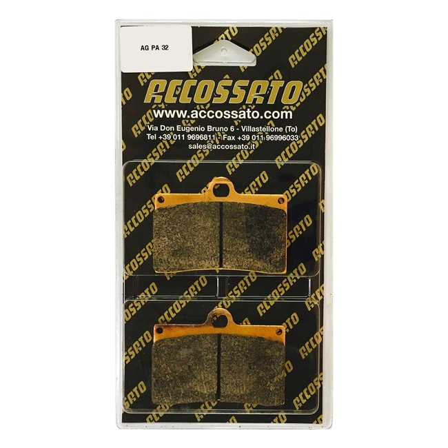 Accossato front brake pads AGPA32 for CFMOTO CL-X 300 (2024)
