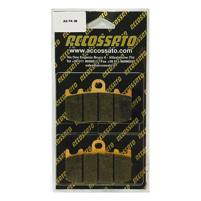 Accossato front brake pads AGPA56 for BMW K 1300 S (2009-2015)