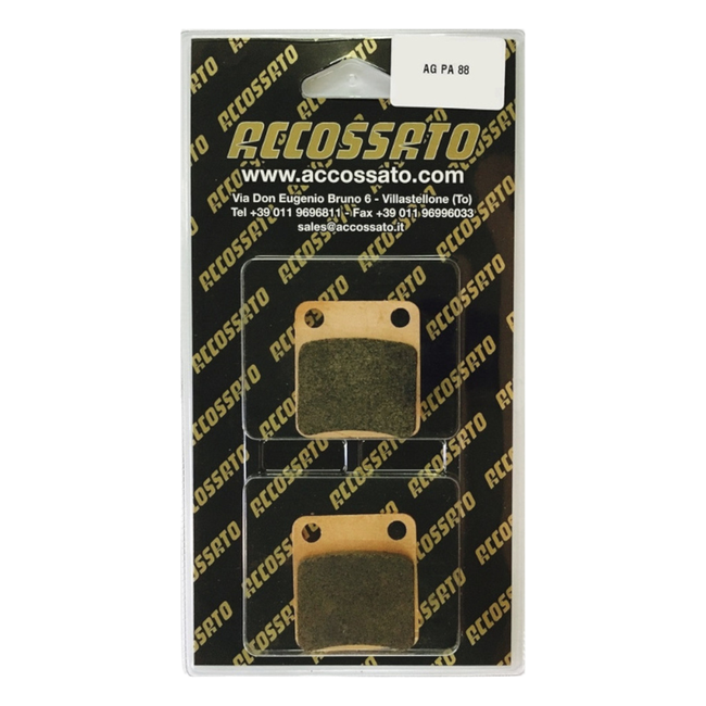 Accossato rear brake pads AGPA88 for Kawasaki KX65 (2000-2026)