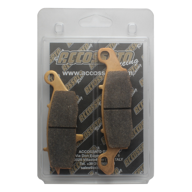 Accossato front brake pads AGPA94 for Suzuki C800 INTRUDER (2005-2018)