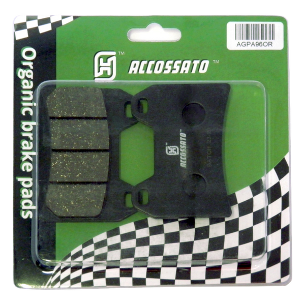 Accossato front brake pads AGPA96, organic (or) compound, for KTM 890 ADVENTURE R RALLY