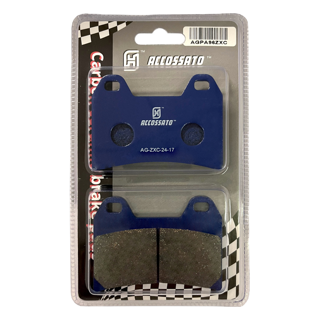 Accossato front brake pads AGPA96ZXC, zxc ceramic racing compound, for BMW R NINET RACER