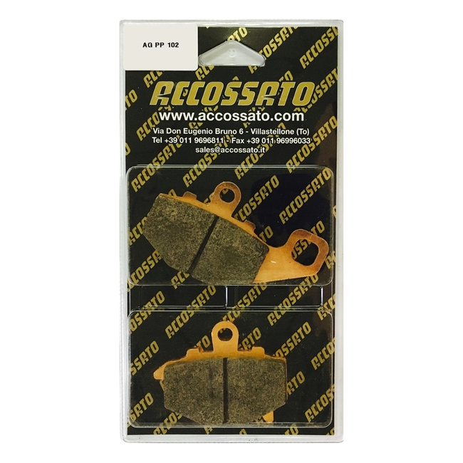 Accossato rear brake pads AGPP102 for Kawasaki Z1000 SE (2014-2016)