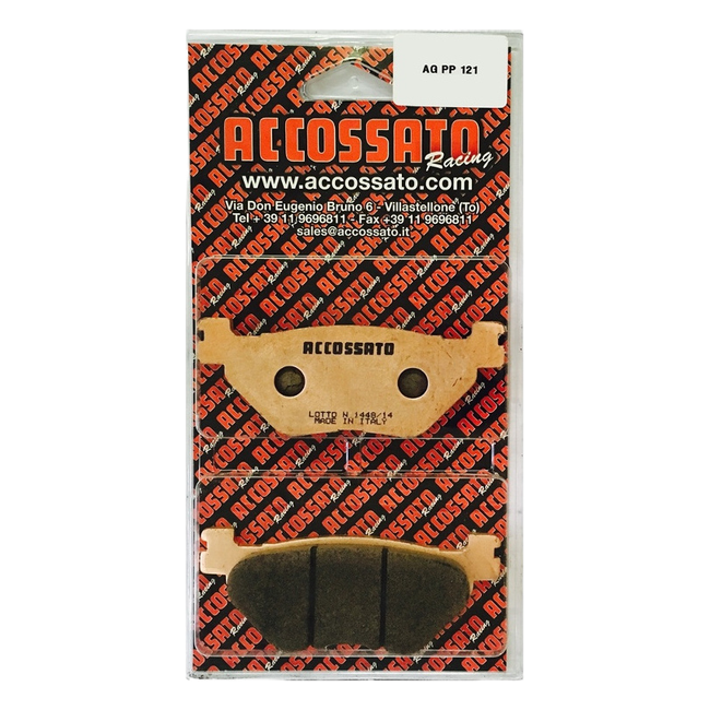 Accossato rear brake pads AGPP121 for Yamaha FJR1300A (2013-2020)