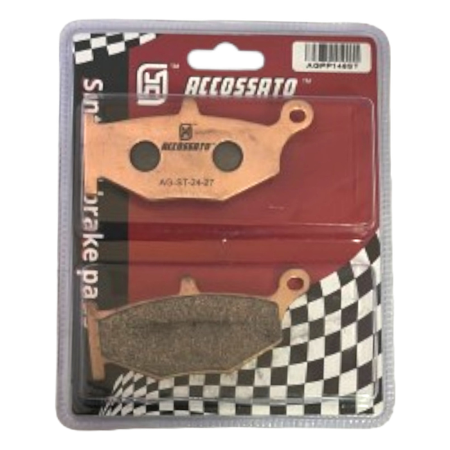 Accossato rear brake pads AGPP148ST, sintered (st) compound, for Suzuki DL1050 V-STROM