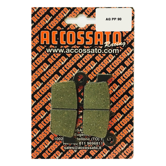 Accossato rear brake pads AGPP90 for Suzuki DR-Z400S (2000-2016)