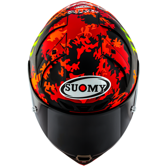 Suomy S1-XR GP helmet Pecco Bagnaia Monster Replica 2025 matte finish K6SX0017