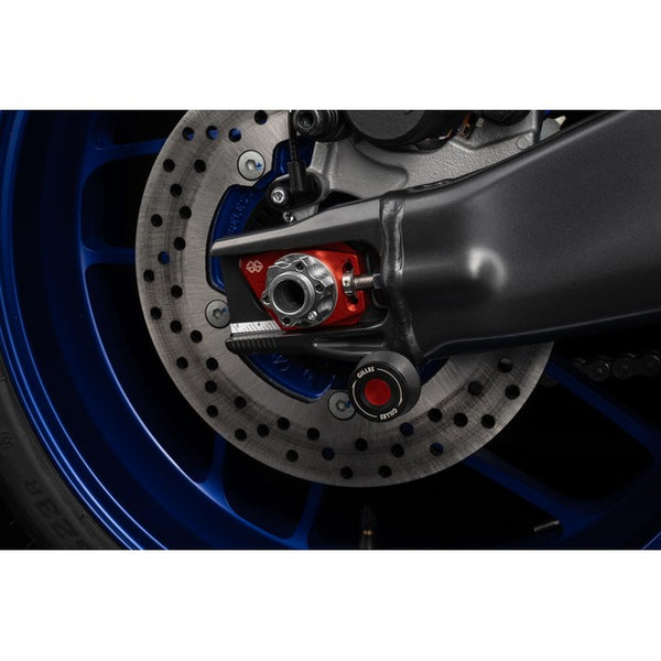 Gilles AXB chain adjuster fitted to a motorcycle