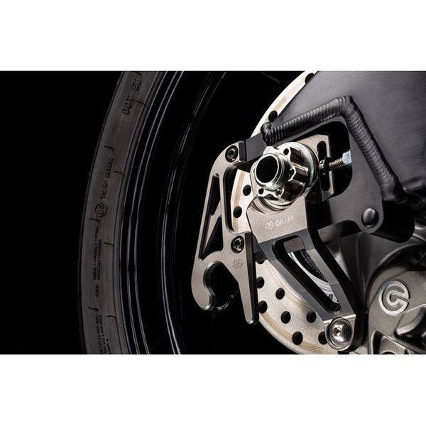 Gilles AXB chain adjuster fitted, shown with other Gilles parts