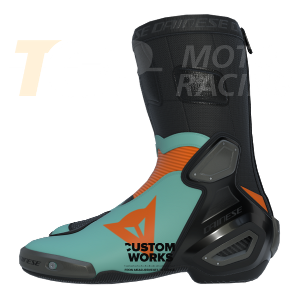 Dainese Axial 2 Racing and Road Motorcycle Boots | Men | Fuxia / Viola / Fluogelb | Custom Works