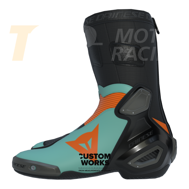Dainese Axial 2 Racing and Road Motorcycle Boots | Men | Fuxia / Viola / Fluogelb | Custom Works