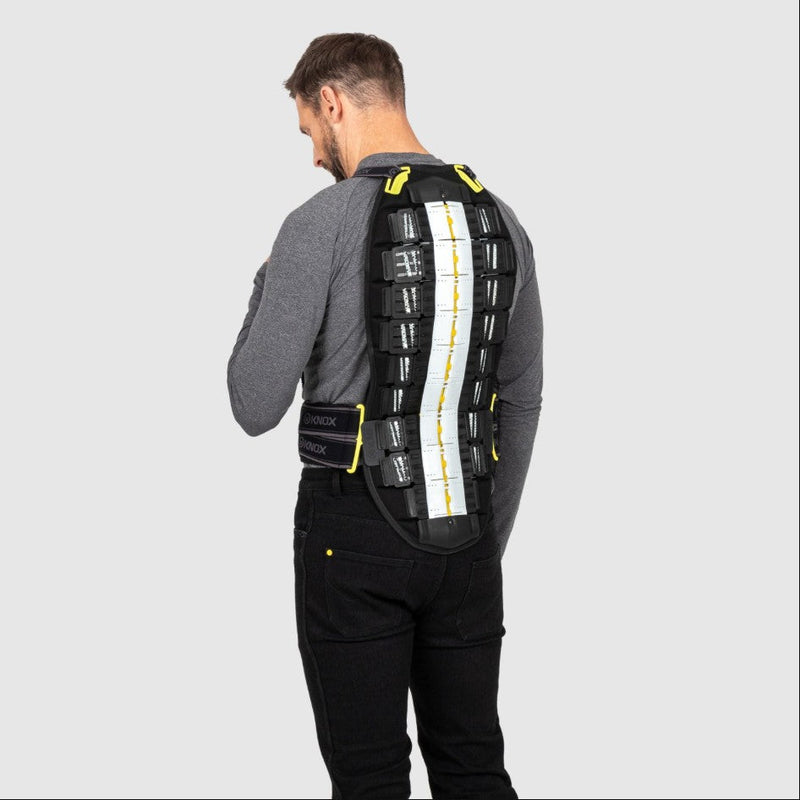 Knox Aegis back protector in black, unisex Level 2 CE certified