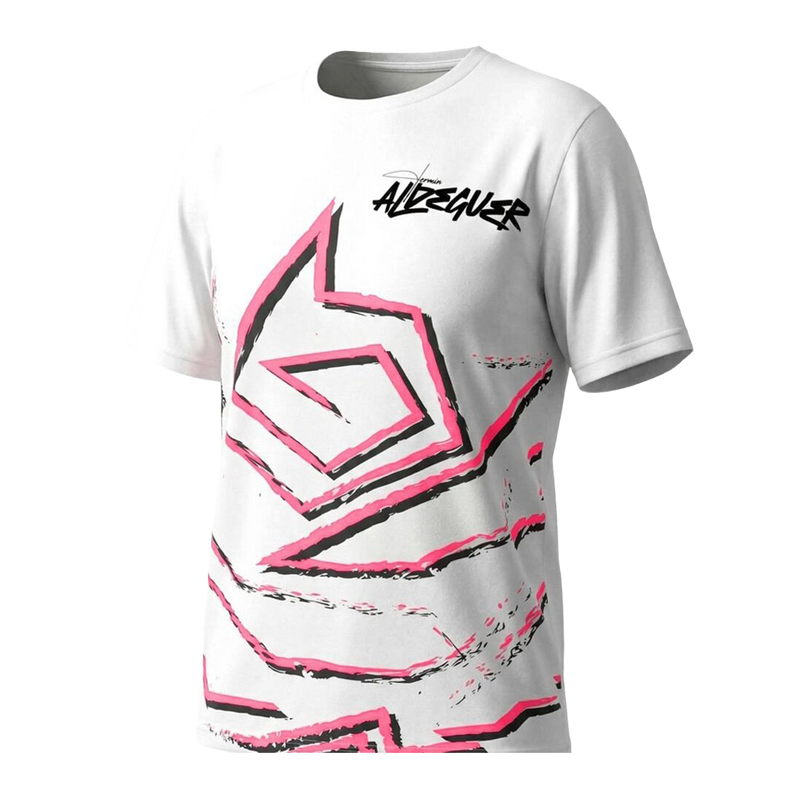 IXON Fermín Aldeguer #54 T-Shirt Replica 2026 – Men's – White / Light Pink