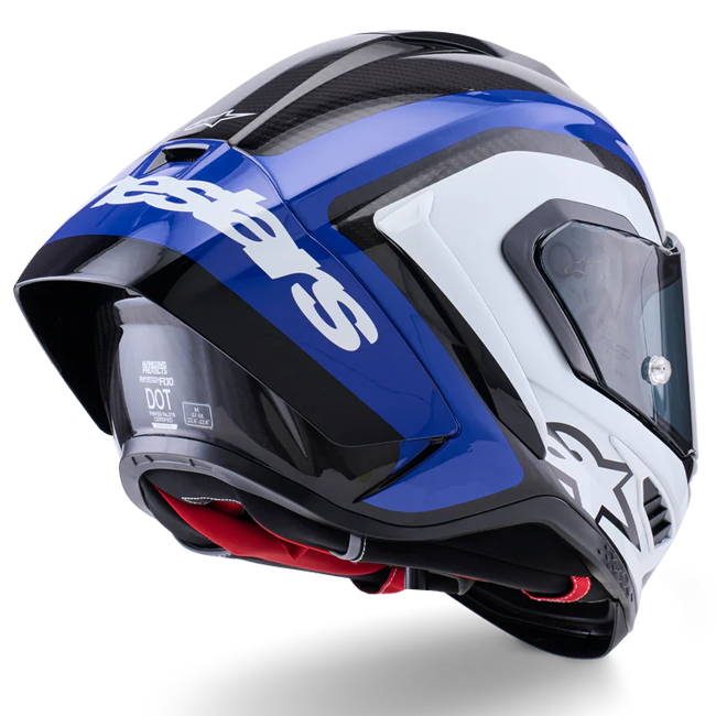 Alpinestars Supertech R10 full-face helmet in Arius Blue Gloss finish