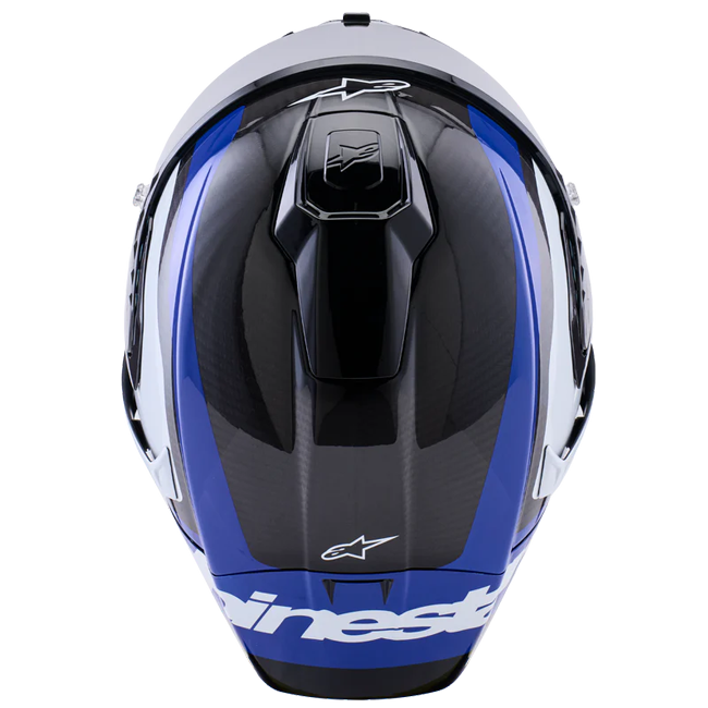 Alpinestars Supertech R10 full-face helmet in Arius Blue Gloss finish