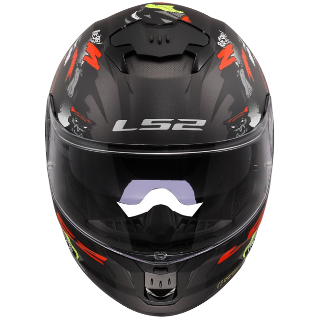 LS2 FF808 Stream II Helm – Angry Monkey Black/Red