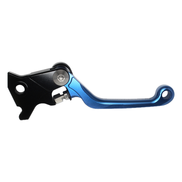 Accossato off-road folding brake lever B8161 with blue blade for Yamaha XT250 (2009-2022)