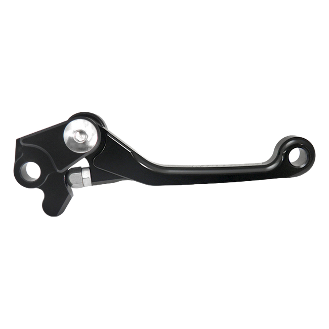 Accossato off-road folding brake lever B8206 with black blade for TM Racing EN 125 2T (2001-2019)