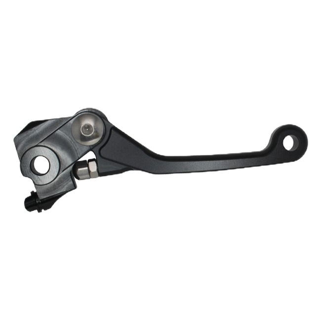 Accossato off-road folding brake lever B8207 with black blade for Honda CRF450R (2007-2022)
