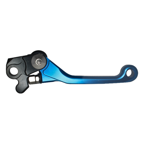 Accossato off-road folding brake lever B8262 with blue blade for Suzuki RM-Z 250 (2004-2020)