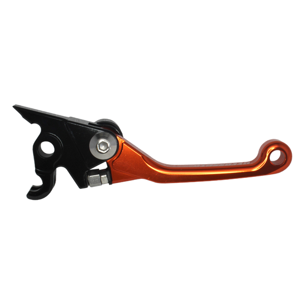 Accossato off-road folding brake lever B8281 with orange blade for SWM RS 300 R (2016-2019)